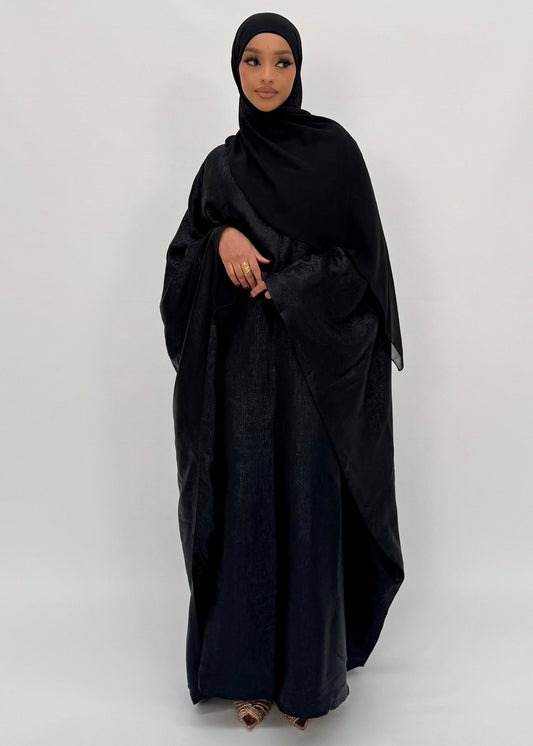 Black Metallic Abaya